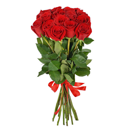 Букет цветов из 15 роз Premium 60 см