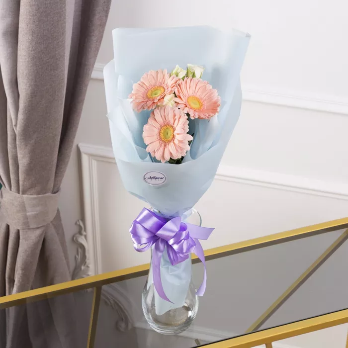 Букет из роз и гербер