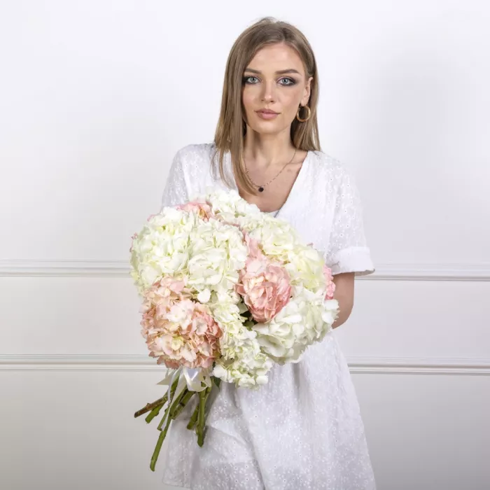 11 разноцветных гортензий