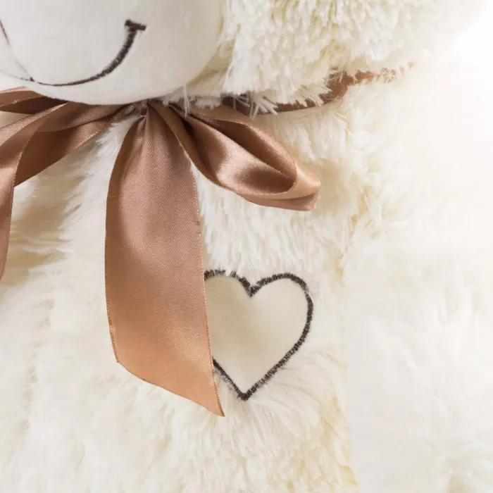 Мишка плюшевый белый