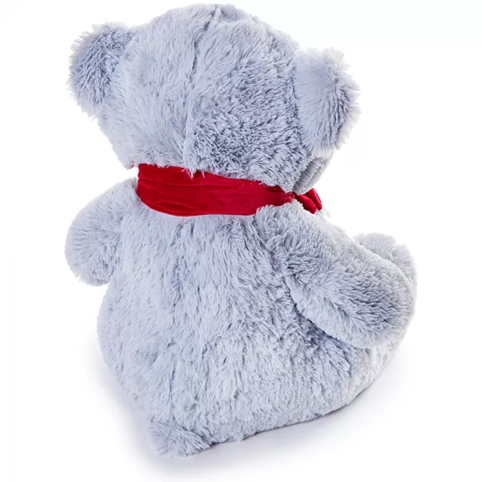 Мишка плюшевый голубой