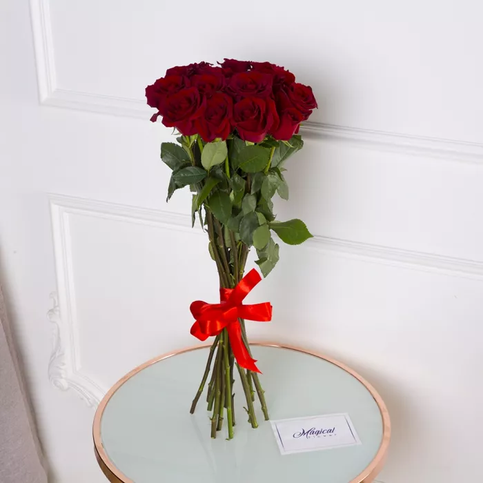 Букет из 15 роз Эквадор 70 см