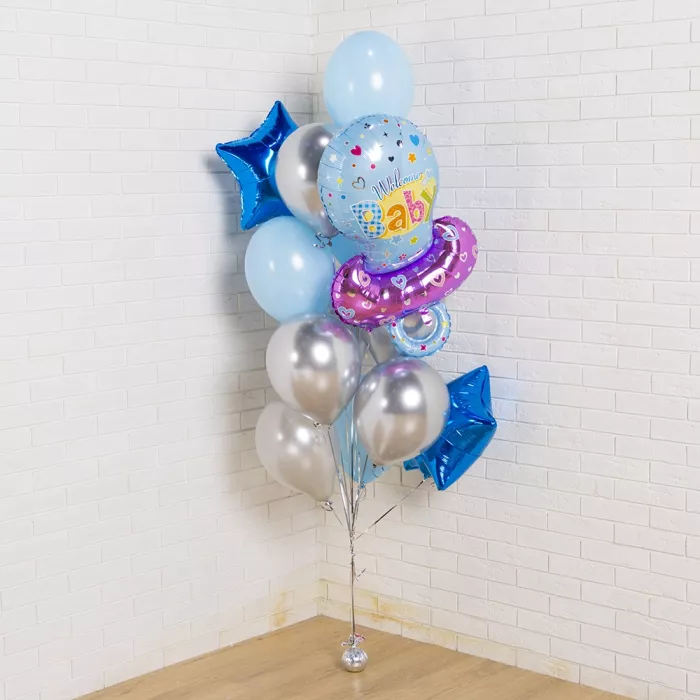 Фонтан шаров На рождение малыша