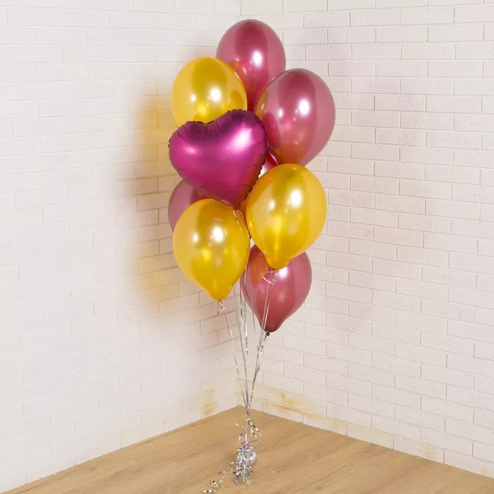 Букет шаров Бургундия