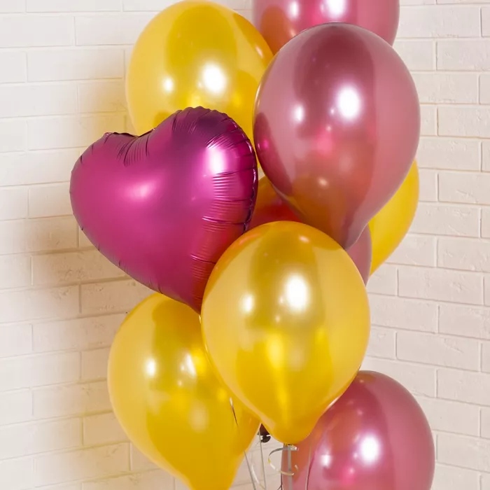 Букет шаров Бургундия