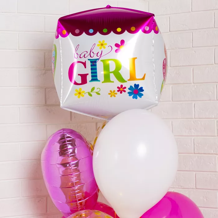 Фонтан шаров Baby Girl