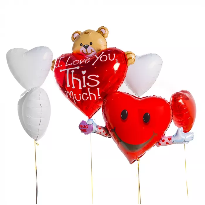 Композиция Мишка с сердцем