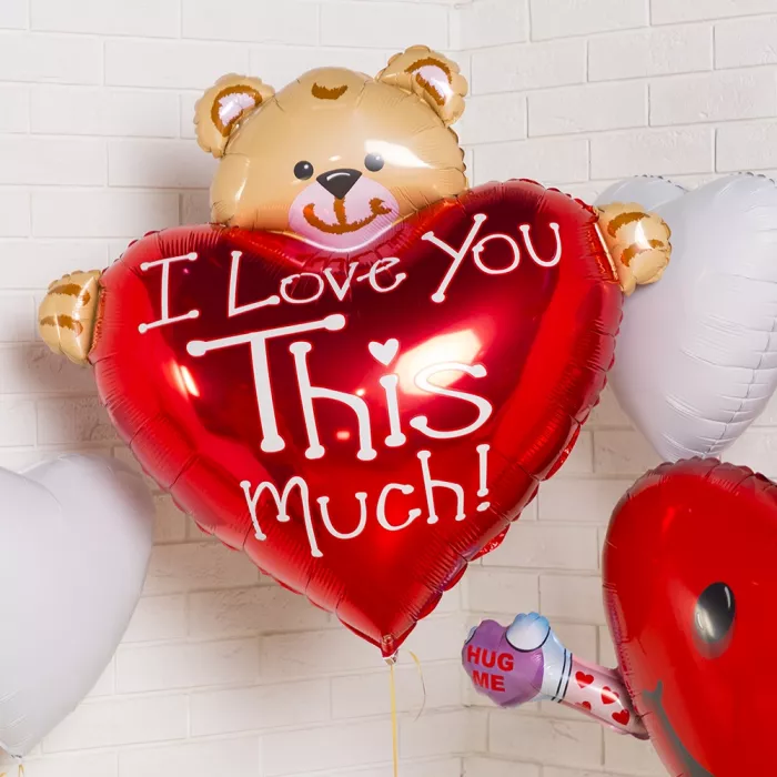 Композиция Мишка с сердцем