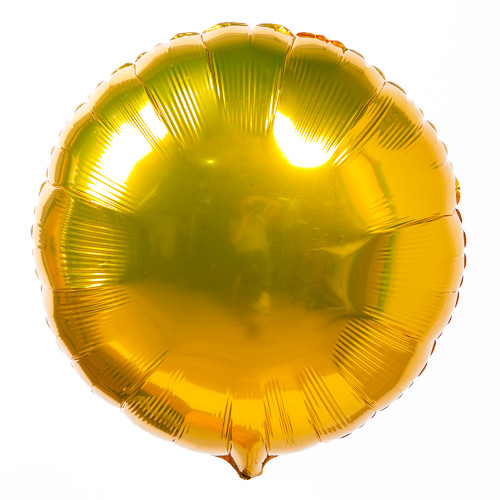 Фольгированный шар золотой
