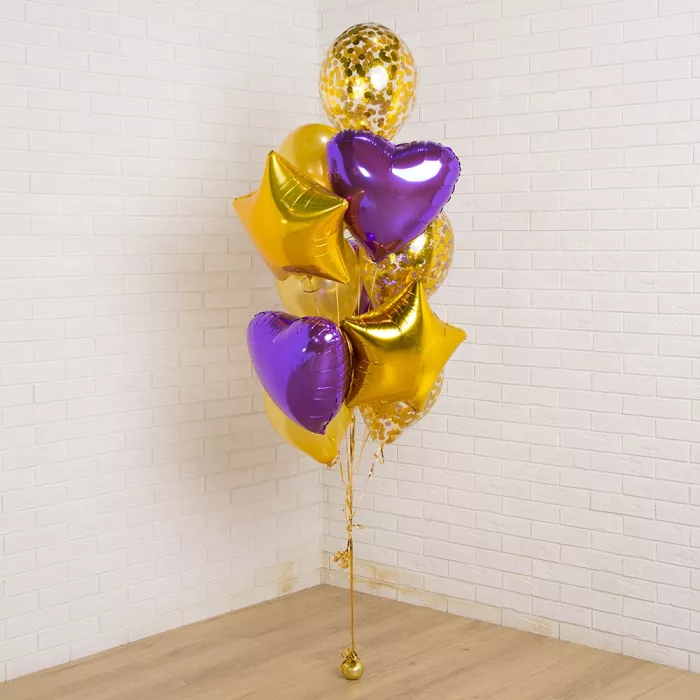 Букет шаров Фиолетовое чудо