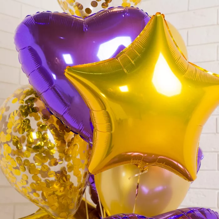 Букет шаров Фиолетовое чудо