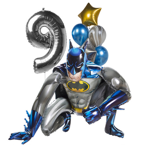 Композиция шаров с фигурой Бэтмена