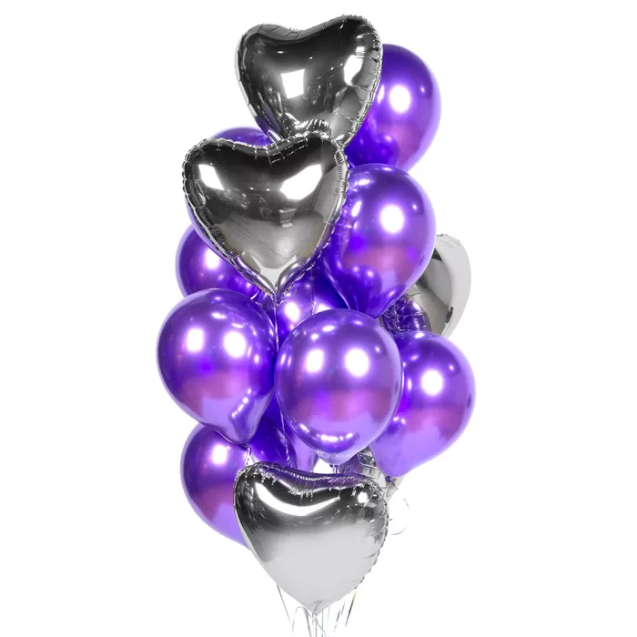 Фонтан шаров Искрящийся ирис