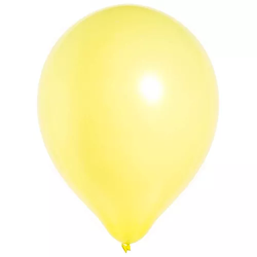 Воздушный шар без рисунка нежно-желтый