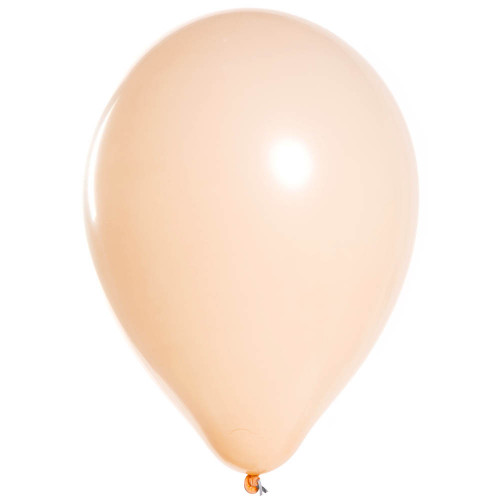 Воздушный шар без рисунка персиковый