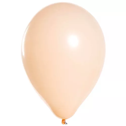 Воздушный шар без рисунка персиковый