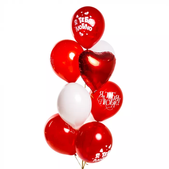 Фонтан шаров Валентинка