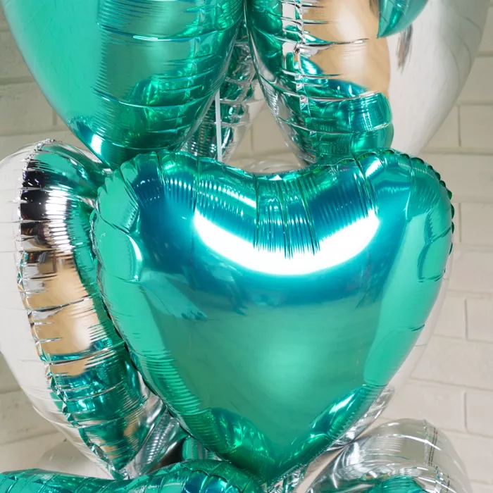 Композиция шаров Бирюзовое сияние