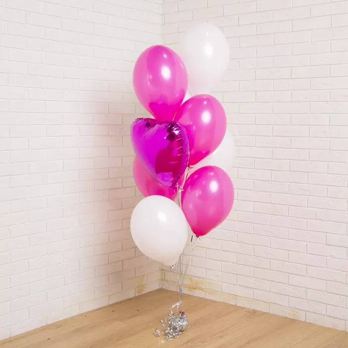 Букет из шаров Фуксия