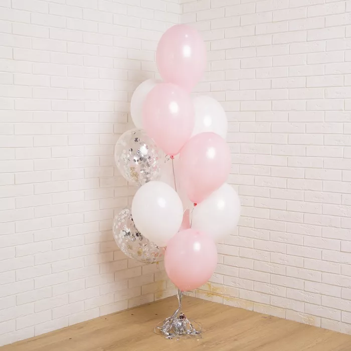 Облако шаров Розовая нежность