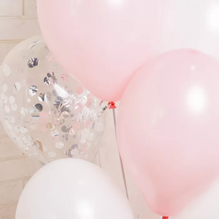 Облако шаров Розовая нежность