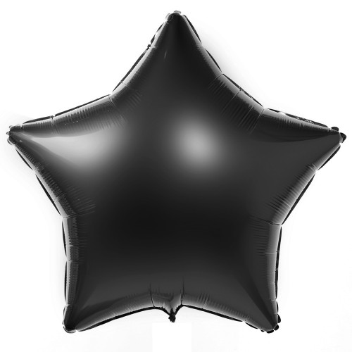 Фольгированный шар Звезда черный