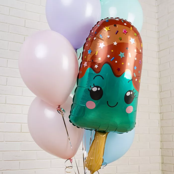 Композиция шаров эскимо и цифрой 8 Композиция шаров эскимо и цифрой 8