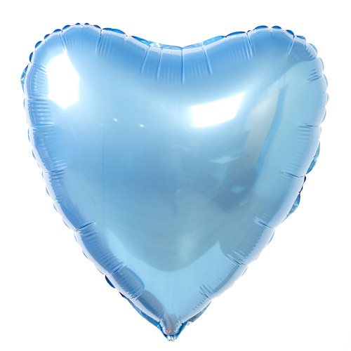 Фольгированный шар Сердце голубой