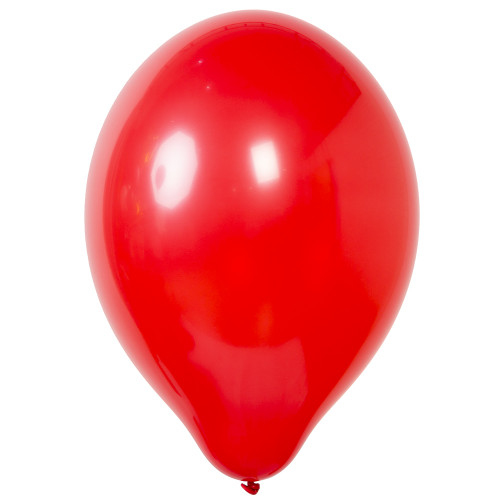 Воздушный шар без рисунка красный