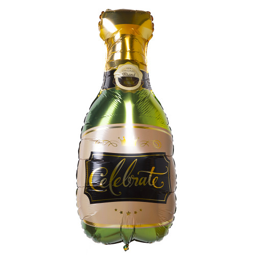 Фольгированный шар бутылка шампанского