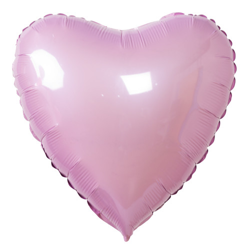 Фольгированный шар Сердце нежно-розовый