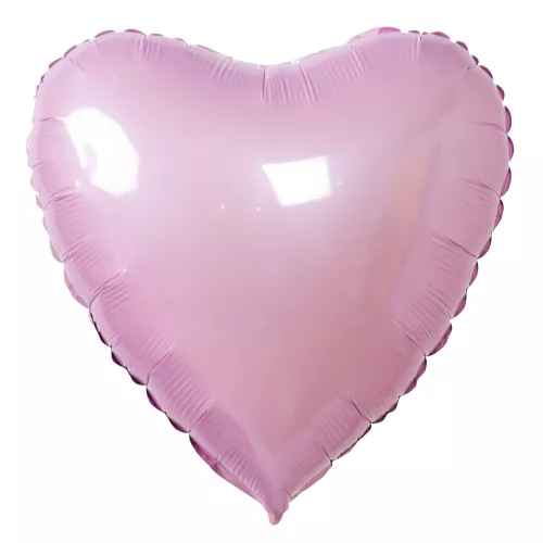 Фольгированный шар Сердце нежно-розовый