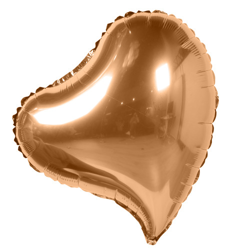 Фольгированный шар Сердце золотой оригинальный