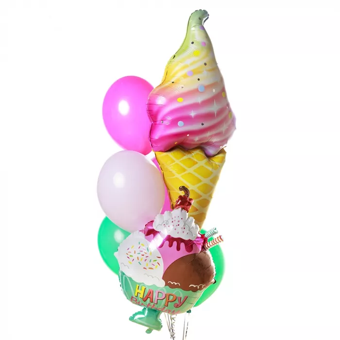 Композиция шаров с Минни Маус