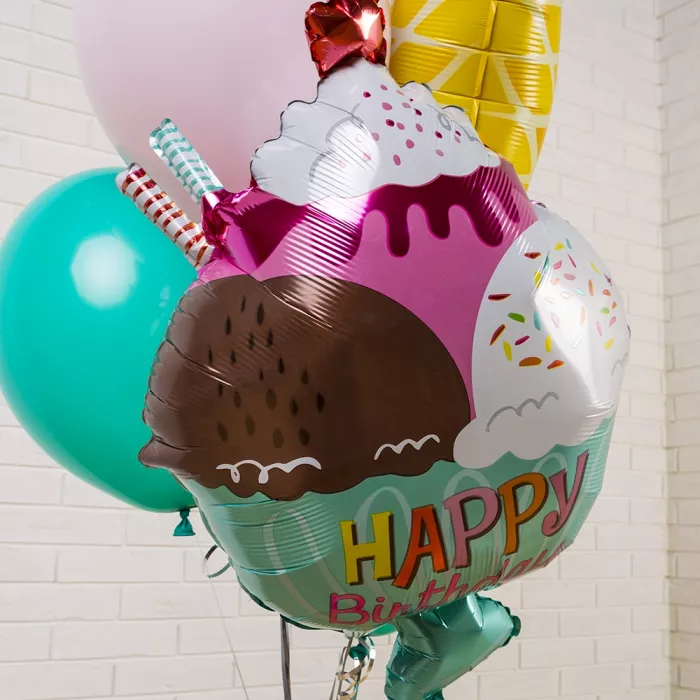 Композиция шаров с Минни Маус