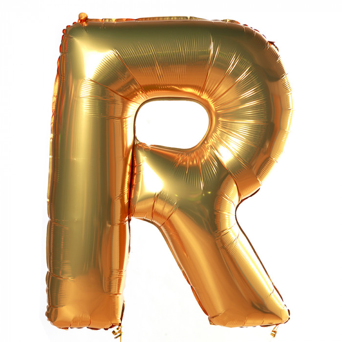 Шар "Буква R" Золото Шар "Буква R" Золото