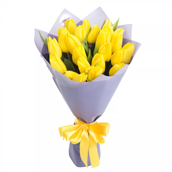 25 желтых тюльпанов 25 желтых тюльпанов