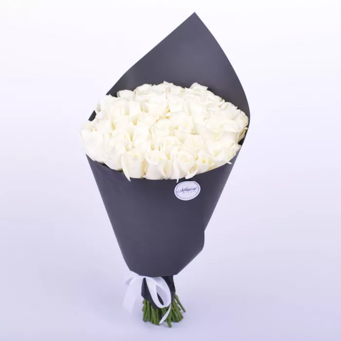 51 белая роза