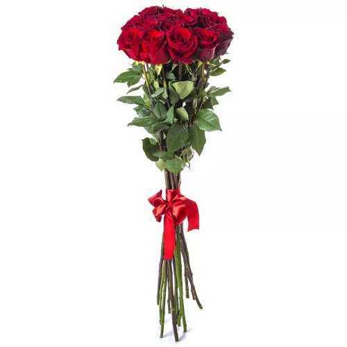 Букет из 15 роз Эквадор 100 см для любимой женщины
