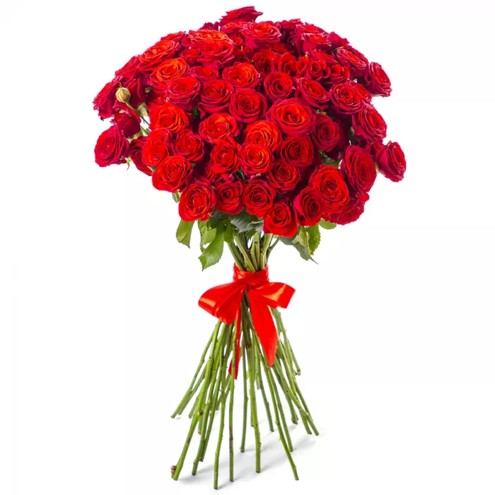 31 красная кустовая роза