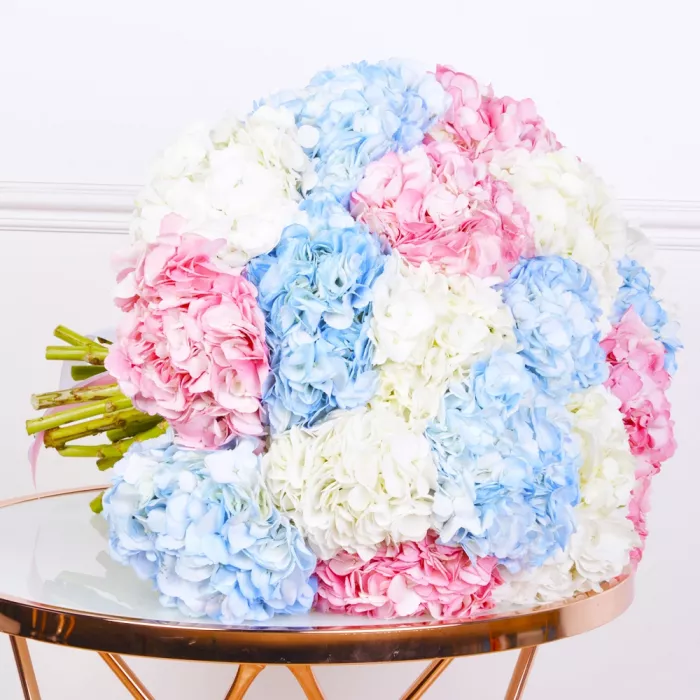 Букет из 21 Гортензий