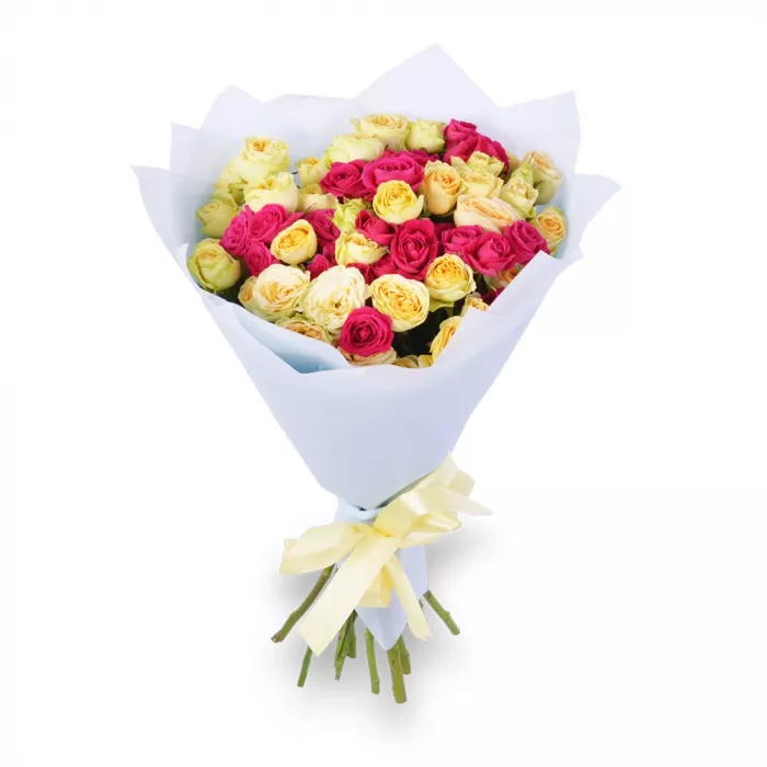 15 кустовых роз