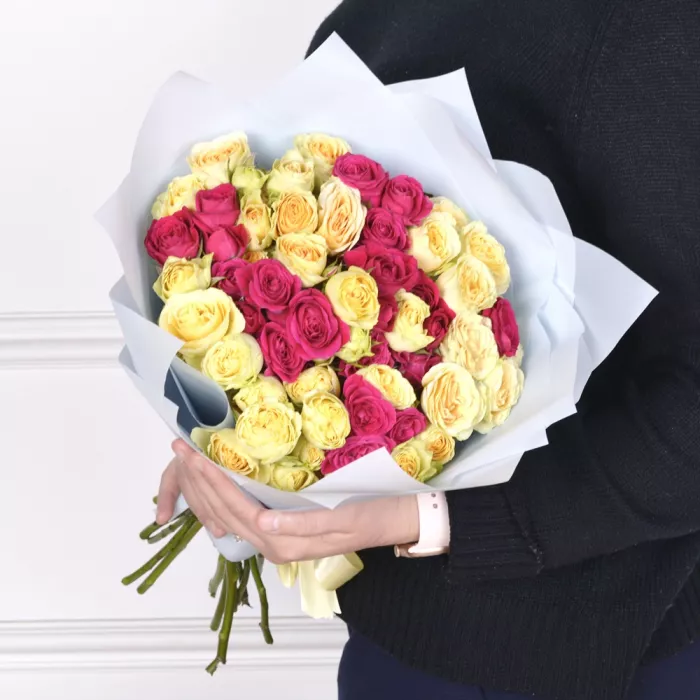 15 кустовых роз