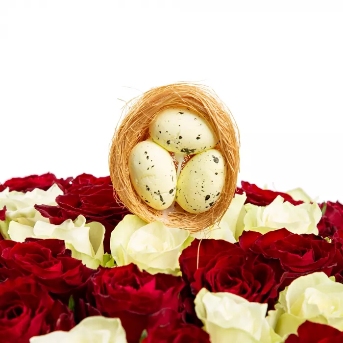 Топпер-Яйцо "Гнездо с яйцами"