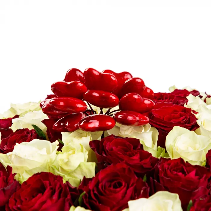 Большой набор сердец на вставках