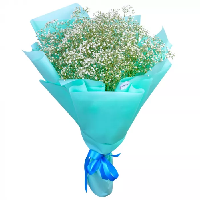 Букет из 7 белых гипсофил