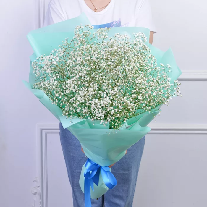 Букет из 7 белых гипсофил