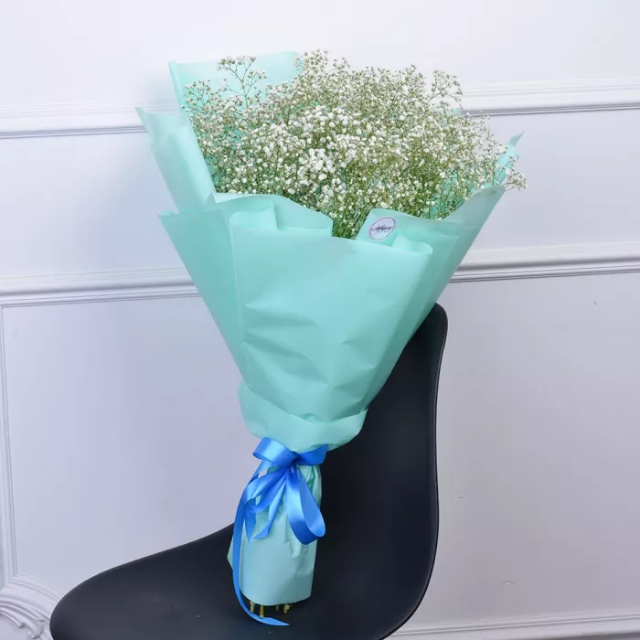 Букет из 7 белых гипсофил