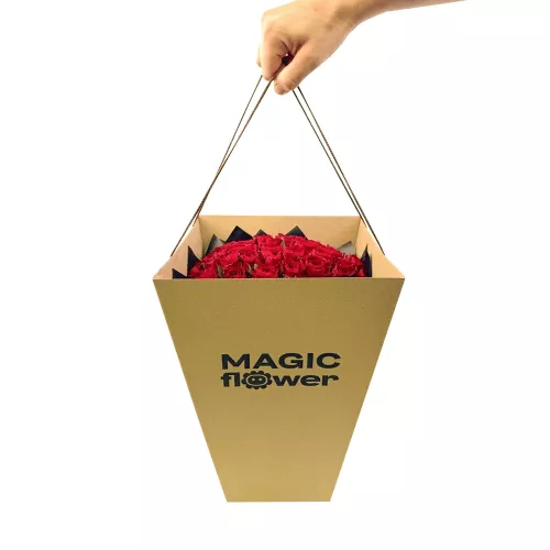 Транспортировочная коробка для букета, размер L