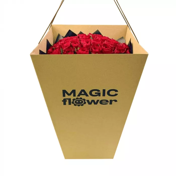 Транспортировочная коробка для букета, размер L